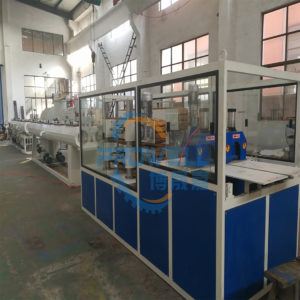 PVC Two Cavity Pipe Extrusion Machine Line