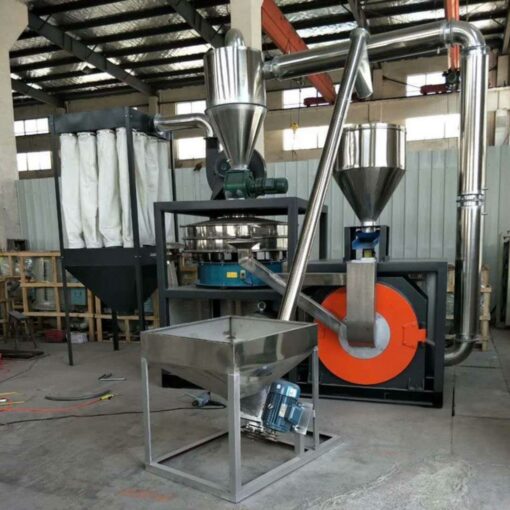 Plastic pulverizer milling machine